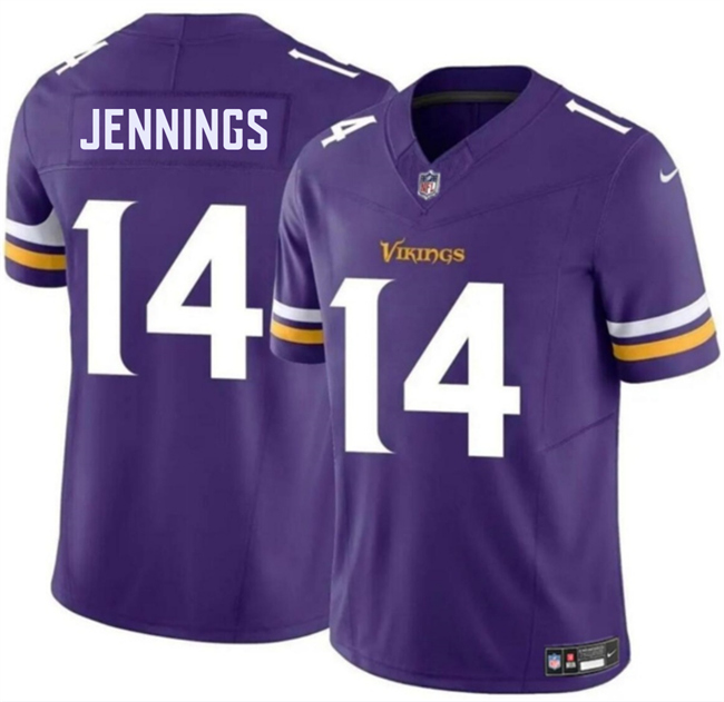 Men's Minnesota Vikings #14 Jauan Jennings Purple 2026 F.U.S.E. Vapor Untouchable Limited Stitched Jersey