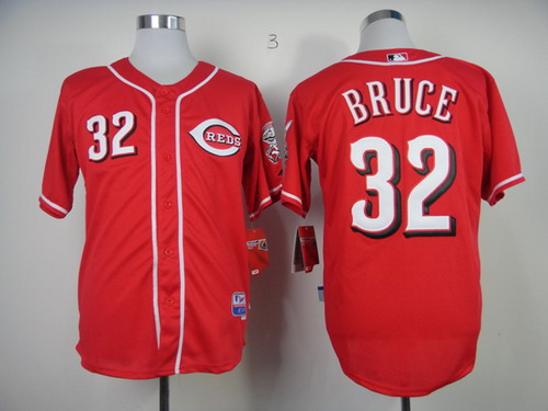 Cincinnati Reds #32 Jay Bruce Red Jersey Cincinnati Reds #32 Jay Bruce Red Jersey