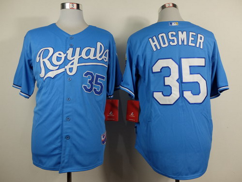 Kansas City Royals #35 Eric Hosmer Light Blue Jersey Kansas City Royals #35 Eric Hosmer Light Blue Jersey