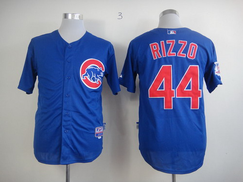 Chicago Cubs #44 Anthony Rizzo Blue Jersey Chicago Cubs #44 Anthony Rizzo Blue Jersey