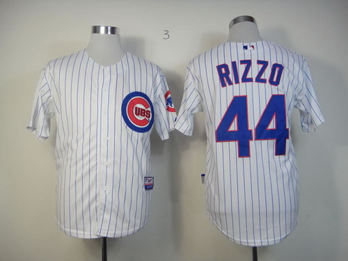 Chicago Cubs #44 Anthony Rizzo White Jersey Chicago Cubs #44 Anthony Rizzo White Jersey