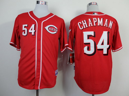 Cincinnati Reds #54 Aroldis Chapman Red Jersey Cincinnati Reds #54 Aroldis Chapman Red Jersey