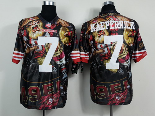 Nike San Francisco 49ers #7 Colin Kaepernick 2014  Fashion Elite Jersey