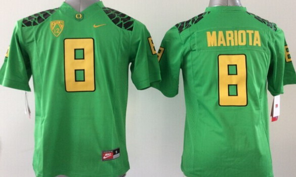 Oregon Ducks #8 Marcus Mariota 2013 Light Green Limited Kids Jersey Oregon Ducks #8 Marcus Mariota 2013 Light Green Limited Kids Jersey